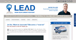 Desktop Screenshot of leadfromyourcurrentposition.com